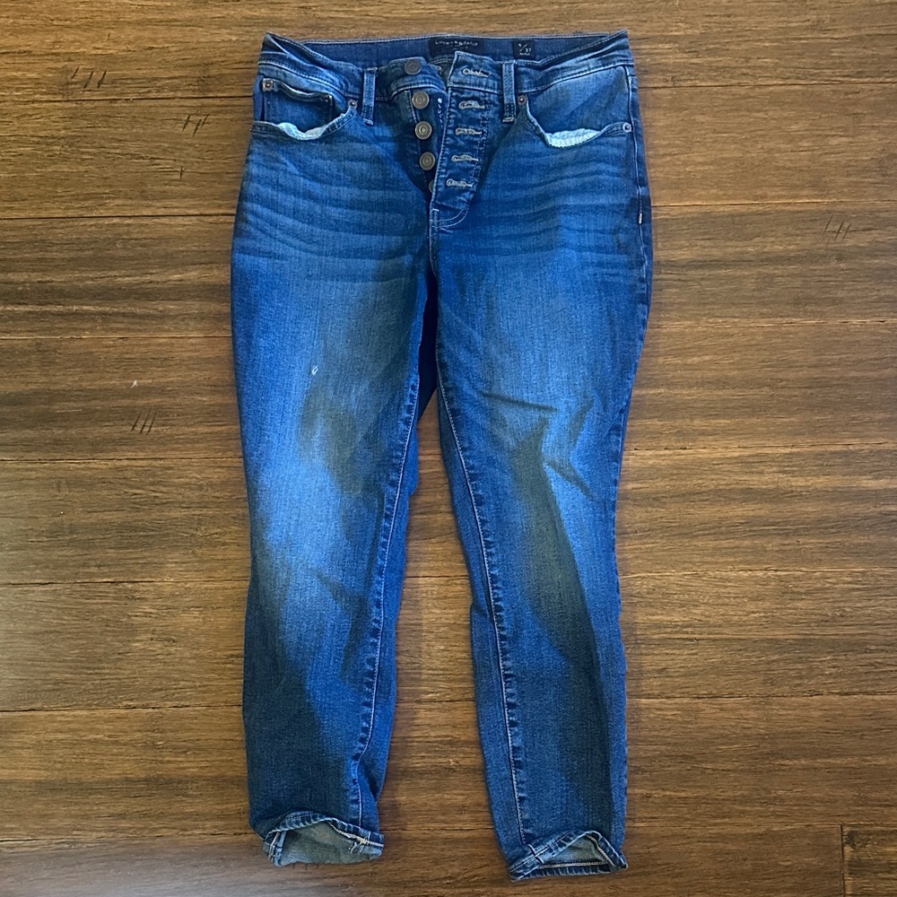 Lucky Brand Dark Blue Ankle Jeans